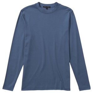 Robert Barakett Long Sleeve High Crew Tee Blue XL
